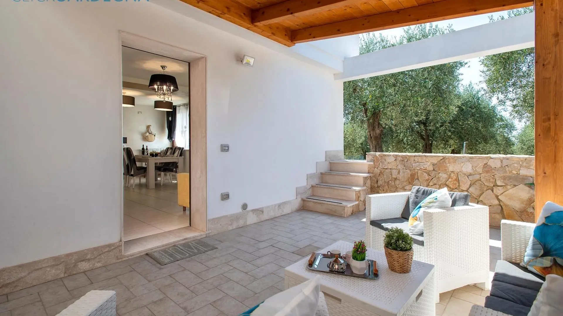 Casa Pollina In Villa Brionis Con Grande Veranda Alghero Apartment
